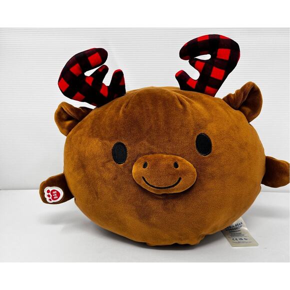 SKOOSHERZ Buffalo Check Moose Build A Bear Plush Toy Pre-Owned in good condition - Picture 1 of 8